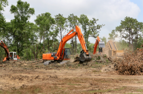 field clearing, lot development in michigan, tree removal contractors, lot clearing, stump removal