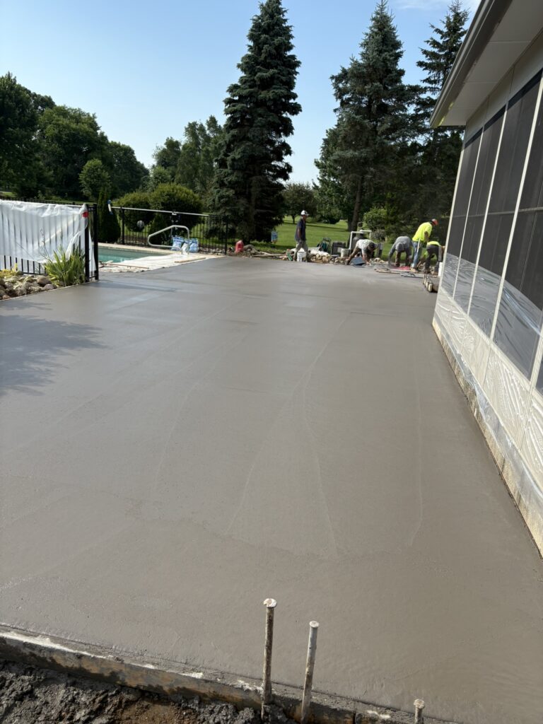stamped concrete in novi, stamped concrete contractors in novi, stamped concrete in mi, stasmped concrete specialists