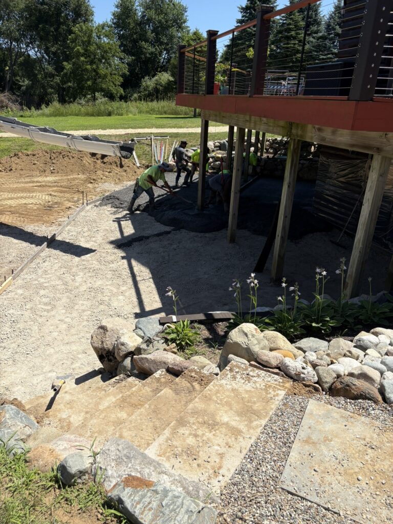stamped concrete in novi, stamped concrete contractors in novi