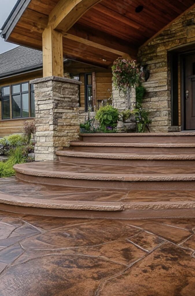 concrete walkway residential in mi