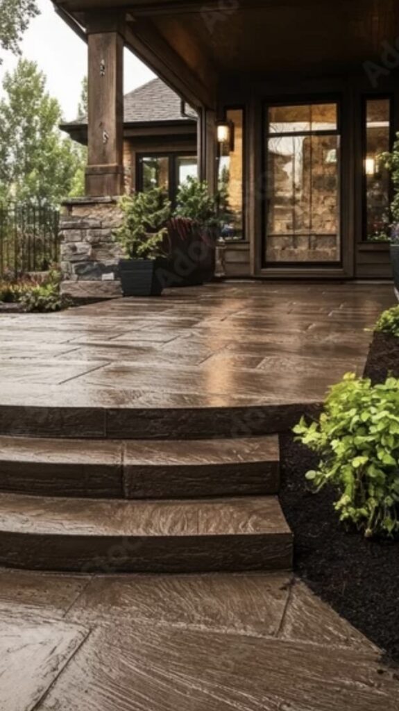 concrete walkway residential